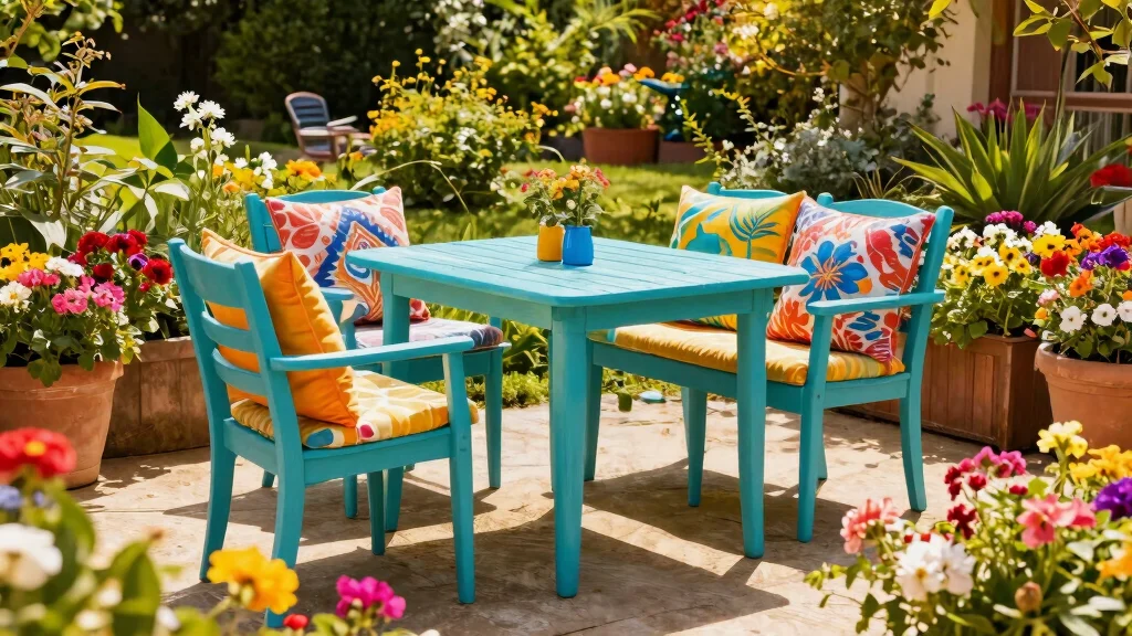 10 Colorful Outdoor Furniture Ideas to Liven Up Your Backyard