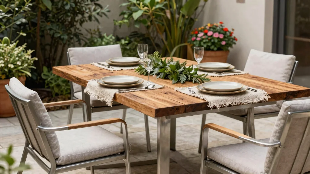10 Modern Patio Dining Sets for a Sleek Contemporary Outdoor Space