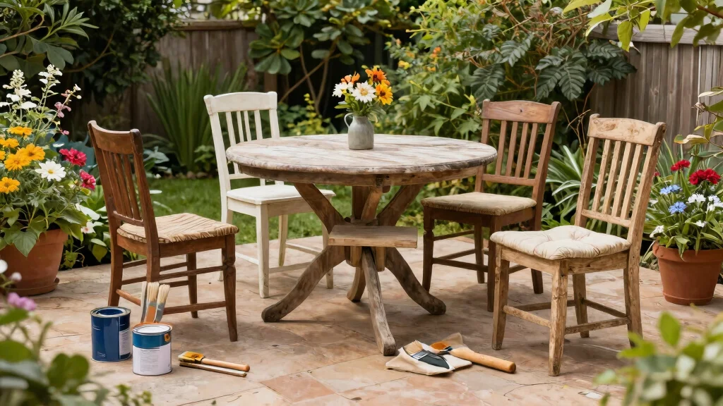 10 Patio Furniture Makeover Ideas to Revive Old Outdoor Pieces