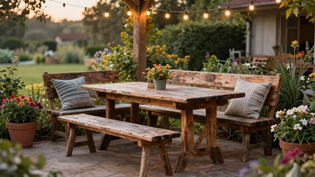 8 Outdoor Dining Benches for a Relaxed and Casual Patio Feel