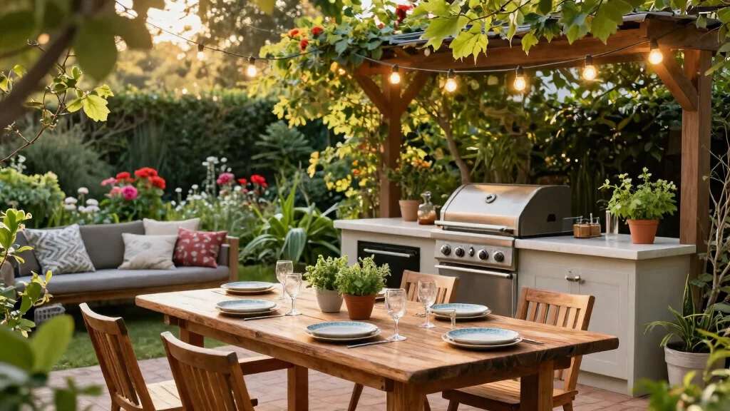 8 Outdoor Kitchen and Dining Area Ideas for Effortless Entertaining