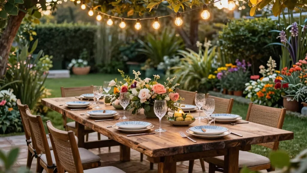 9 Best 12-Person Outdoor Dining Tables for Big Outdoor Entertaining