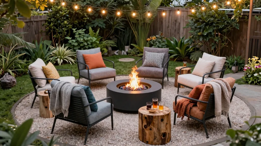 9 Fire Pit Furniture Ideas to Create the Perfect Gathering Space