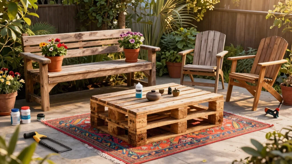 9 Homemade Patio Furniture Ideas You Can Build This Weekend