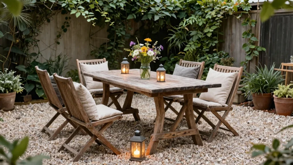9 Pea Gravel Dining Area Ideas for a Relaxed Outdoor Setting